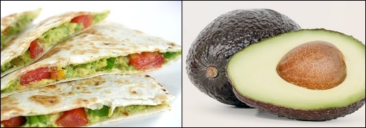 #eetmindervlees - Avocadosalade met Quesadillas